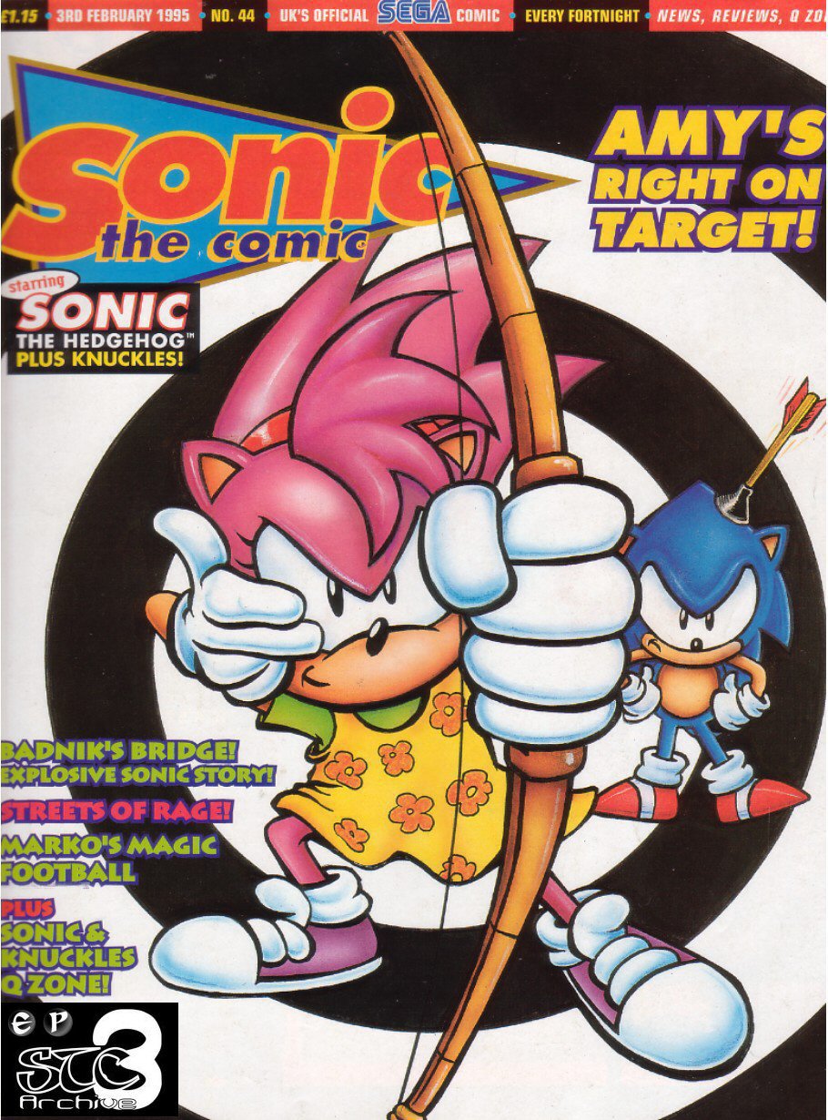 Sonic - The Comic Issue No. 044 Cover Page